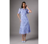 Coast Women's Lace Midi Dress With Bow Belt in Lavender | Size: 10 Coast Lavender 10