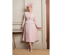 Coast Women's Lisa Tan Tailored Coat in Blush | Size: 12 Coast Blush 12