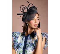 Coast Women's Loop & Feather Detail Fascinator in Navy Coast Navy One Size