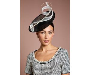 Coast Women's Loop & Quill Disc Fascinator in Mono Coast Mono One Size