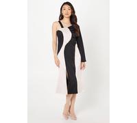 Coast Women's Mono Satin Midi Wedding Guest Dress | Size: 10