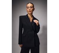 Coast Women's Muse Hourglass Blazer in Black | Size: 16