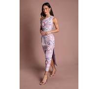 Coast Women's Muse Sequin Embellished Off-The Shoulder Midi Dress in Lilac | Size: 12