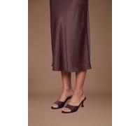 Coast Olivia High Stiletto Heeled Faux Leather Open Toe Mules