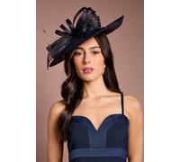Coast Women's Open Weave Detail Loop Fascinator in Navy