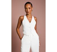 Coast Women's Petite Premium Tailored Bridal Waistcoat in Ivory | Size: 10 Coast Ivory 10
