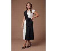 Coast Women's Plus Belted Crepe Mono Midi Dress | Size: 24