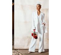 Coast Women's Premium Flare Bridal Trousers in Ivory | Size: 12 Coast Ivory 12