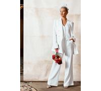 Coast Women's Premium Flare Bridal Trousers in Ivory | Size: 8 Coast Ivory 8