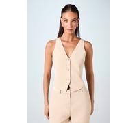 Coast Women's Premium Tailored Bridal Waistcoat in Champagne | Size: 12 Coast Champagne 12