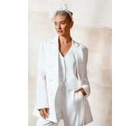 Coast Women's Premium Tailored Bridal Waistcoat in Ivory | Size: 18 Coast Ivory 18