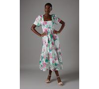 Coast Women's Printed Cornelli Scoop Neck Midi Dress | Size: 10 Coast Multicolor 10