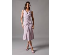 Coast Women's Ruched Vee Dress in Lilac | Size: 8 Coast Lilac 8