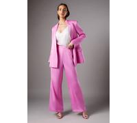 Coast Women's Satin Flare Trouser in Magenta | Size: 10 Coast Magenta 10