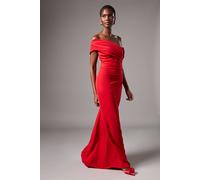 Coast Women's Scuba Maxi Dress in Red | Size: 8