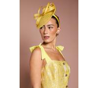 Coast Women's Side Facing Structured Fascinator in Lemon Coast Lemon One Size