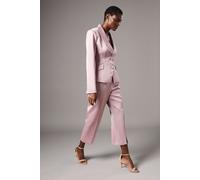 Coast Women's Split Front Crop Trouser in Blush | Size: 10 Coast Blush 10