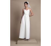 Coast Women's Strapless Sweetheart Full Skirted Wedding Dress in Ivory | Size: 16 Coast Ivory 16