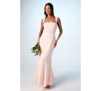 Coast Women's Strappy Satin Bridesmaid Dress With Tie Back Detail in Blush | Size: 16 Coast Blush 16