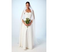 Coast Women's Sweetheart Full Skirted Jacquard Wedding Dress in Ivory | Size: 12 Coast Ivory 12