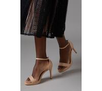 Coast Women's Talia Platform High Heeled Sandals in Blush | Size: 8