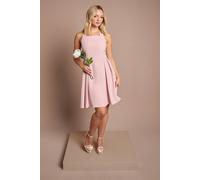Coast Women's Teen Bow Back Mini Dress in Blush | Size: 13/14 Years