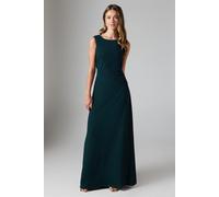 Coast Women's Teen Cowl Back Satin Bridesmaid Maxi Dress in Emerald | Size: 14-15 Years Coast Emerald 14-15 Years