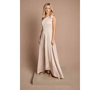 Coast Women's Teen One Shoulder Bow Bridesmaid Dress in Champagne | Size: 15/16 Years