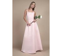 Coast Women's Teen Structured Satin Full Skirted Bridesmaid Dress in Blush | Size: 14/15 Years