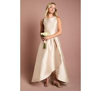 Coast Women's Teen Twill Waterfall Bridesmaid Dress in Champagne | Size: 14-15 Years Coast Champagne 14-15 Years