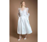 Coast Women's Twill Full Volume Bridal Skirt in Ivory | Size: 12 Coast Ivory 12
