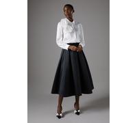 Coast Women's Twill Full Volume Skirt in Black | Size: 14 Coast Black 14