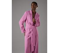 Coast Women's Wrap Tie Front Blazer in Pink | Size: 10 Coast Pink 10