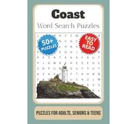 Coast Word Search Puzzle Book: Word Searches with Easy to Read Print about Coastlines, Beaches, Oceans, and More | 6x9 inches, 110 pages | 50+ puzzles … Gift for Vacations, Holidays and Free Times