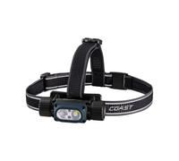 Coast WPH34R 2000 Lumen Waterproof Ultra Bright IP68 USB Rechargeable-Dual Power Headlamp, 6 Modes with Spot and Flood Beams, Blue/Black