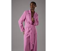 Coast Wrap Tie Front Blazer In Pink pink 10