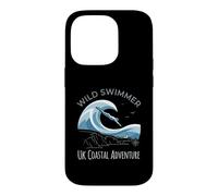 Coastal Adventure British Wild Swimming Club UK Coastal Case for iPhone 14 Pro