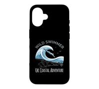 Coastal Adventure British Wild Swimming Club UK Coastal Case for iPhone 16
