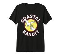 Coastal Bandit Seagull Stealing Beach Fries Premium T-Shirt