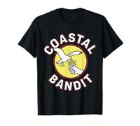 Coastal Bandit Seagull Stealing Beach Fries T-Shirt