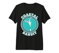 Coastal Bandit Seagull Stealing Beach Ice Cream Premium T-Shirt