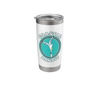 Coastal Bandit Seagull Stealing Beach Ice Cream Stainless Steel Insulated Tumbler