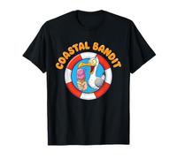 Coastal Bandit Seagull Stealing Beach Ice Cream T-Shirt