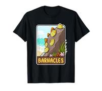Coastal Barnacles and Ocean Waves Artwork T-Shirt