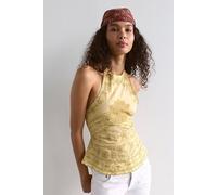 Coastal Bloom Embroidered Top at Free People in Yellow, Size: XS - female