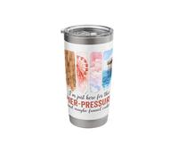 Coastal Boardwalk Funnel Cake Humor Design Stainless Steel Insulated Tumbler