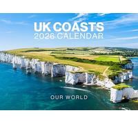 Coastal Calendar 2026 UK Coasts - Large 12 Month 2026 Calendar Month to View British Coasts - 2026 Wall Calendar UK Made by Our World