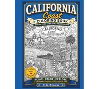 Coastal California Coloring Book: Relaxing Beaches, Lighthouses & Coastal Scenes to Color