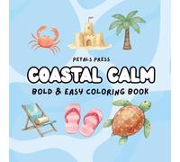 Coastal Calm Bold and Easy Coloring Book Beachy Vibes Cape Cod Summer Designs Ocean Coloring Pages
