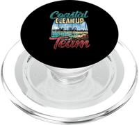 Coastal Clean Up Team Beaches Beach Cleaning Coast PopSockets PopGrip for MagSafe